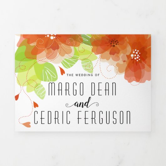 Huwelijksuitnodiging aanvraag zwart-wit 2 drieluik uitnodiging (Cover)