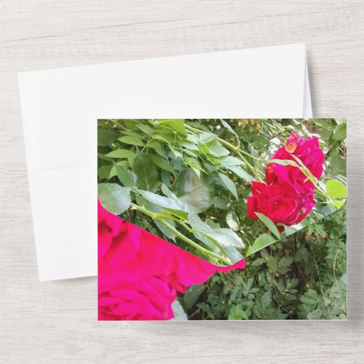 Huwelijksuitnodiging alles in één all in one uitnodiging (Achterkant)