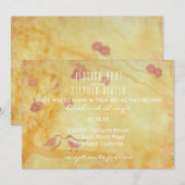 Huwelijksuitnodiging Aziatische Invloed Tortelduif Kaart (Voorkant / Achterkant)