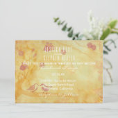 Huwelijksuitnodiging Aziatische Invloed Tortelduif Kaart (Staand voorkant)