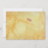 Huwelijksuitnodiging Aziatische Invloed Tortelduif Kaart (Achterkant)