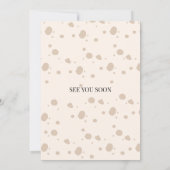 Huwelijksuitnodiging Bosdier Kaart (Achterkant)