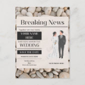 huwelijksuitnodiging briefkaart (Voorkant)