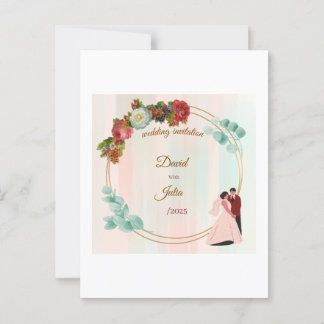 huwelijksuitnodiging briefkaart