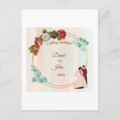 huwelijksuitnodiging briefkaart (Voorkant)