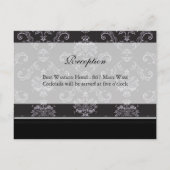 Huwelijksuitnodiging Briefkaart | E1 (Achterkant)