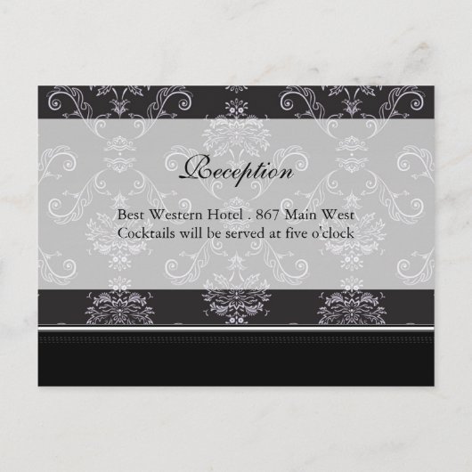 Huwelijksuitnodiging Briefkaart | E1 (Achterkant)