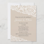 Huwelijksuitnodiging, Bruiloft Briefpapier, Bruid Kaart (Voorkant)