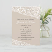 Huwelijksuitnodiging, Bruiloft Briefpapier, Bruid Kaart (Staand voorkant)