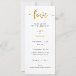 Huwelijksuitnodiging, Bruiloft Briefpapier, Liefde Kaart