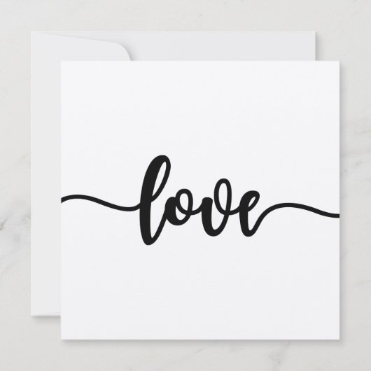 Huwelijksuitnodiging, Bruiloft Briefpapier, Liefde Kaart (Achterkant)