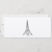 Huwelijksuitnodiging, Bruiloft Briefpapier, Liefde Kaart (Achterkant)