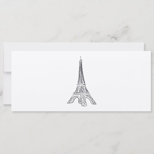 Huwelijksuitnodiging, Bruiloft Briefpapier, Liefde Kaart (Achterkant)