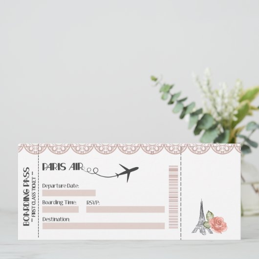 Huwelijksuitnodiging, Bruiloft Briefpapier, Liefde Kaart (Staand voorkant)