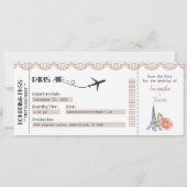 Huwelijksuitnodiging, Bruiloft Briefpapier, Liefde Kaart (Achterkant)