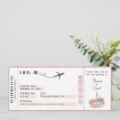 Huwelijksuitnodiging, Bruiloft Briefpapier, Paris Kaart (Staand voorkant)