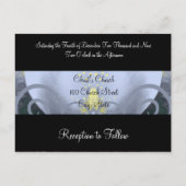 Huwelijksuitnodiging Calla Lily Uitnodiging Briefkaart (Achterkant)