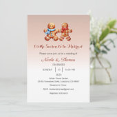 Huwelijksuitnodiging, 'Dit is het seizoen om te tr Kaart (Staand voorkant)