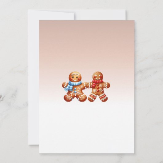 Huwelijksuitnodiging, 'Dit is het seizoen om te tr Kaart (Achterkant)