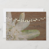 Huwelijksuitnodiging Edelweiss Berg Land Kaart (Achterkant)