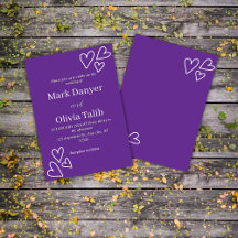 Huwelijksuitnodiging - Elegant & 