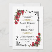 huwelijksuitnodiging | Elegant & ontwerp Kaart (Voorkant)