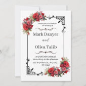 huwelijksuitnodiging | Elegant &  ontwerp Kaart (Voorkant)