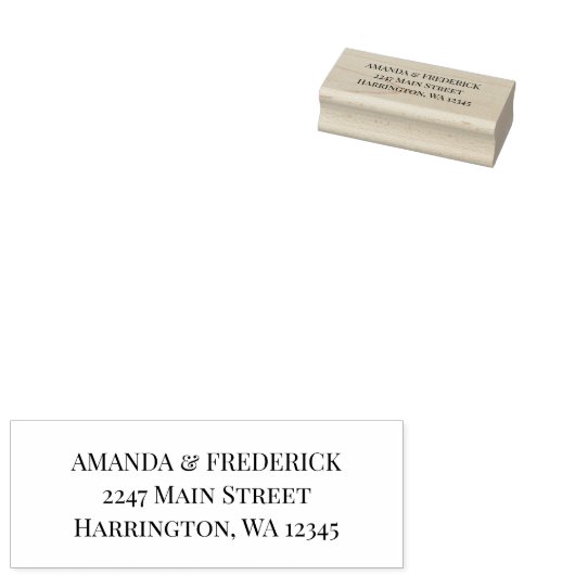 Huwelijksuitnodiging envelop retouradres rubberstempel (Gestempeld)