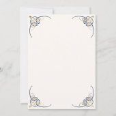 Huwelijksuitnodiging Fantasy Keltische Middeleeuws Kaart (Achterkant)