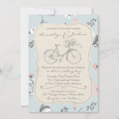 HUWELIJKSUITNODIGING |  Fietsliefde Trouwen Kaart (Voorkant)