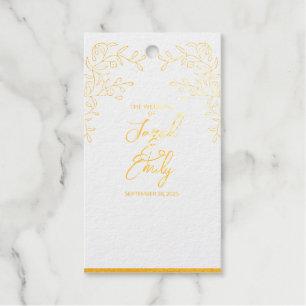 Huwelijksuitnodiging Folie Labels