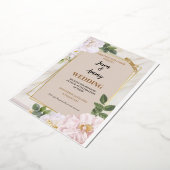 huwelijksuitnodiging folie uitnodiging (Gedraaid)