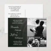 huwelijksuitnodiging Foto's Afbeeldingen Uitnodiging Briefkaart (Voorkant / Achterkant)