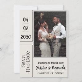 Huwelijksuitnodiging Frans Français Save The Date