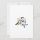 Huwelijksuitnodiging, Herfst in Liefde Bruiloft Kaart (Achterkant)