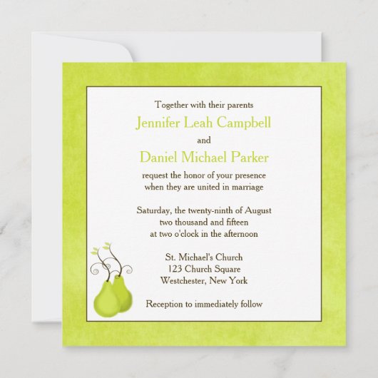 huwelijksuitnodiging | Het perfecte paar Kaart (Achterkant)