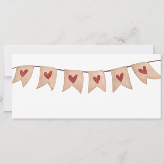 Huwelijksuitnodiging, huwelijksceremonie receptie kaart (Achterkant)