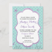 huwelijksuitnodiging in het kader van het Zee stra Kaart (Voorkant)