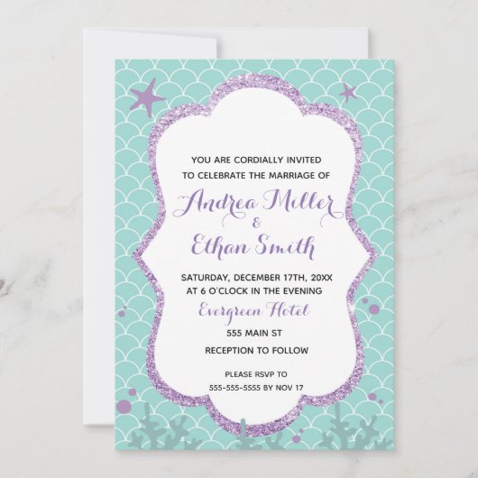 huwelijksuitnodiging in het kader van het Zee stra Kaart (Voorkant)