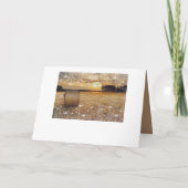 Huwelijksuitnodiging in landelijke stijl (Achterkant)