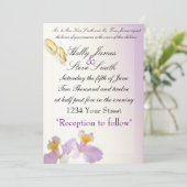 huwelijksuitnodiging kaart (Staand voorkant)