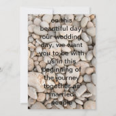 huwelijksuitnodiging kaart (Achterkant)