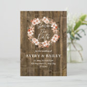 huwelijksuitnodiging kaart (Staand voorkant)