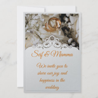 huwelijksuitnodiging kaart