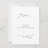 huwelijksuitnodiging kaart (Achterkant)