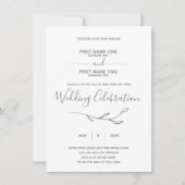 huwelijksuitnodiging kaart (Voorkant)