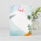 huwelijksuitnodiging kaart (Staand voorkant)