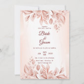 huwelijksuitnodiging kaart (Voorkant)