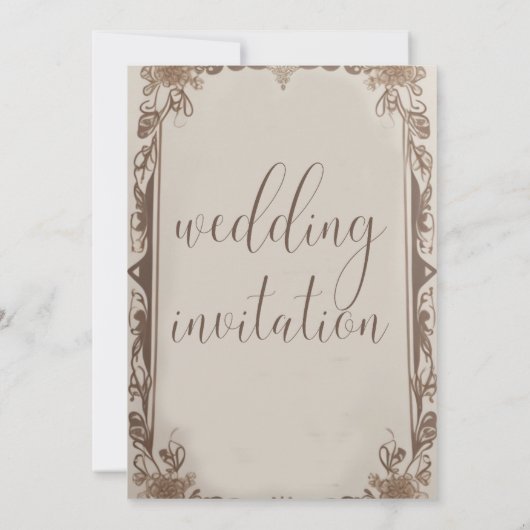 huwelijksuitnodiging kaart (Achterkant)