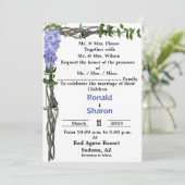 huwelijksuitnodiging kaart (Staand voorkant)